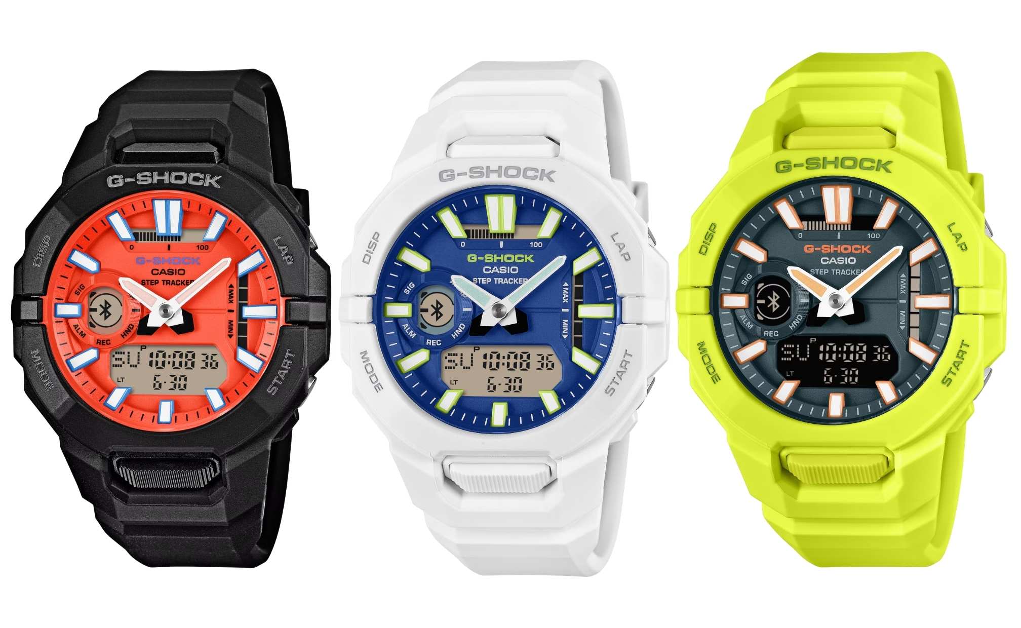 Casio G-Shock GBA-950-1A4, GBA-950-7A2, and GBA-950-9A3