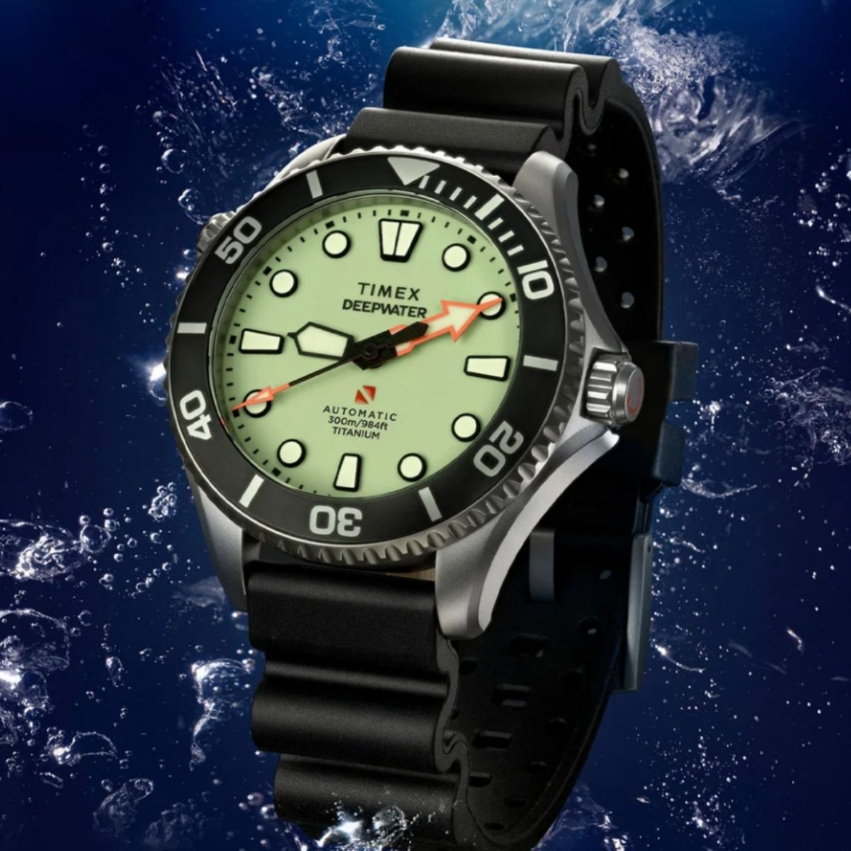 Timex Deepwater Meridian 300 Titanium HEV Automatic TW2Y48300 